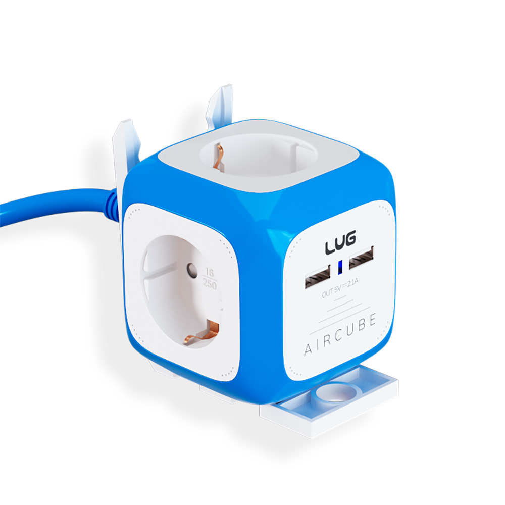 러그박스 에어큐브 디자인 멀티탭 USB 납작플러그 27,800원