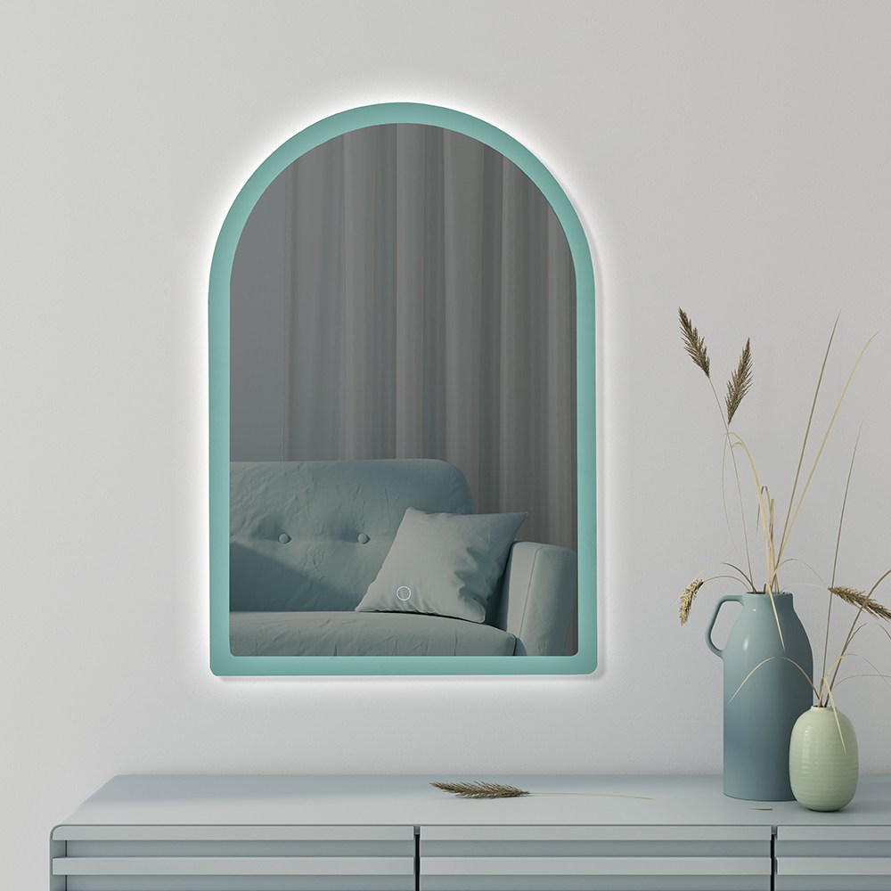 루비드 LED 간접 조명 거울 파버 아치형 185,000원