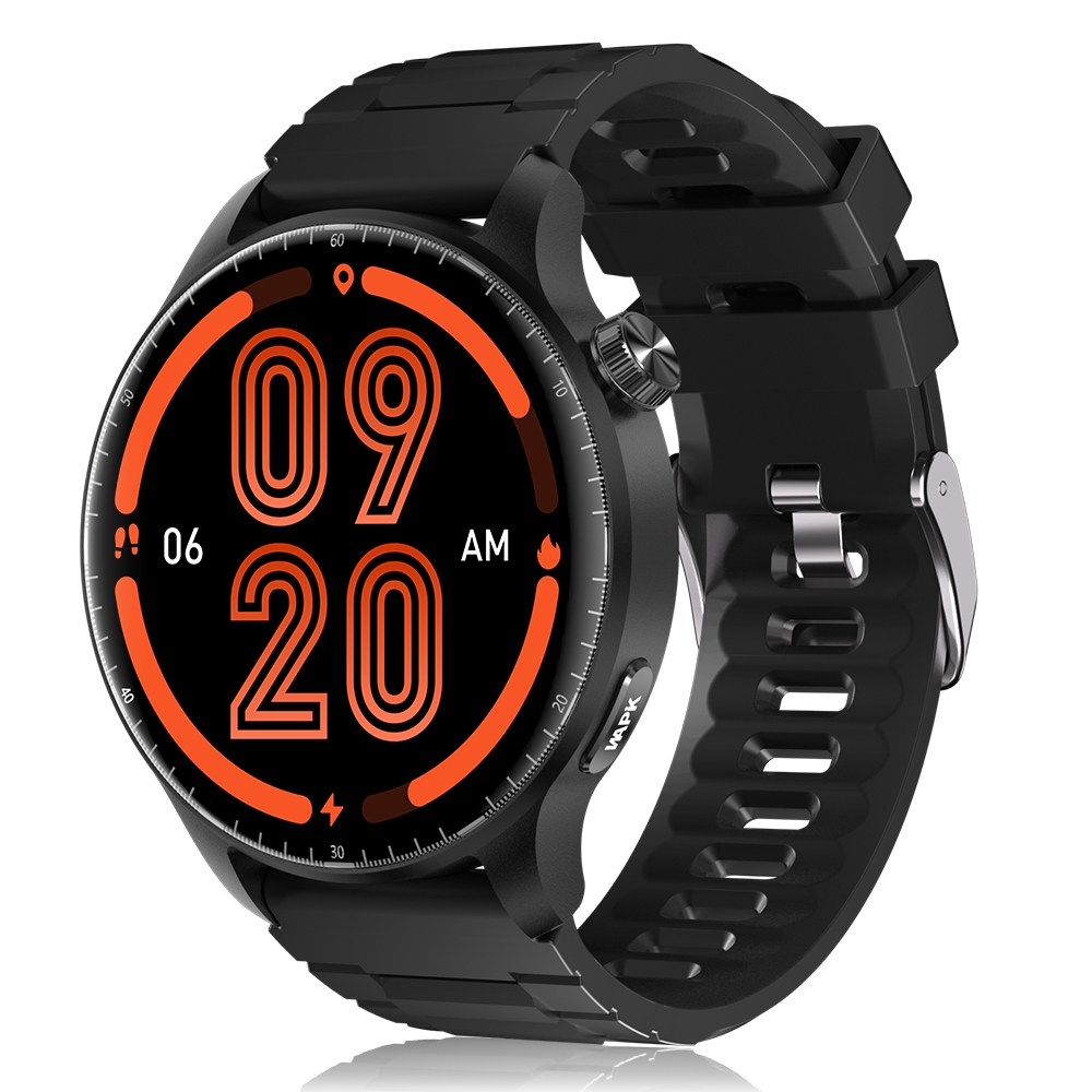 와피크 AI운동인식 블루투스 통화가능 스마트워치 ST50 1.52인치 AMOLED 대화면 한글판, GPS + 블루투스, 3.8cm, 블랙 105,900원