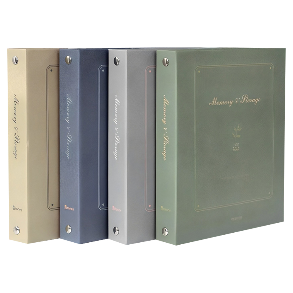 작은사진관 메모리 포켓 앨범 4권 세트, 그린 + 네이비 + 베이지 + 그레이, 40매 22,300원