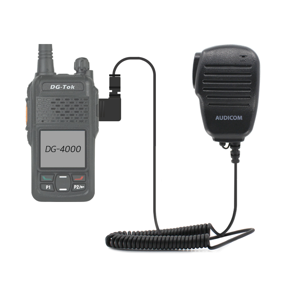 DG-Tok 업무용 무전기 DG-4000 호환 더뮤 핸드마이크 스피커 캔우드 2핀 리시버 (TM-HM2000) 13,800원