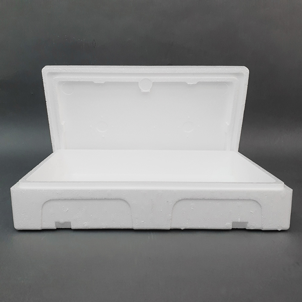 직사각 낮은형 8호 스티로폼박스 아이스박스 포장박스 외경 588X366X142mm, 2개, 흰색 13,800원