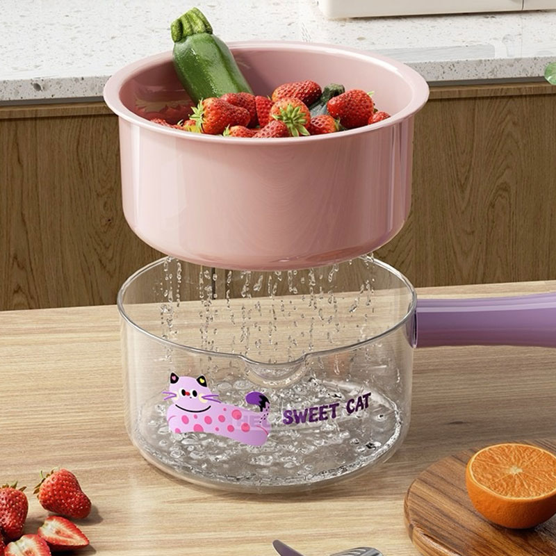 DANGZ 가정용 주방 이중 물빠짐 바구니 세척 과일 채소 12,600원