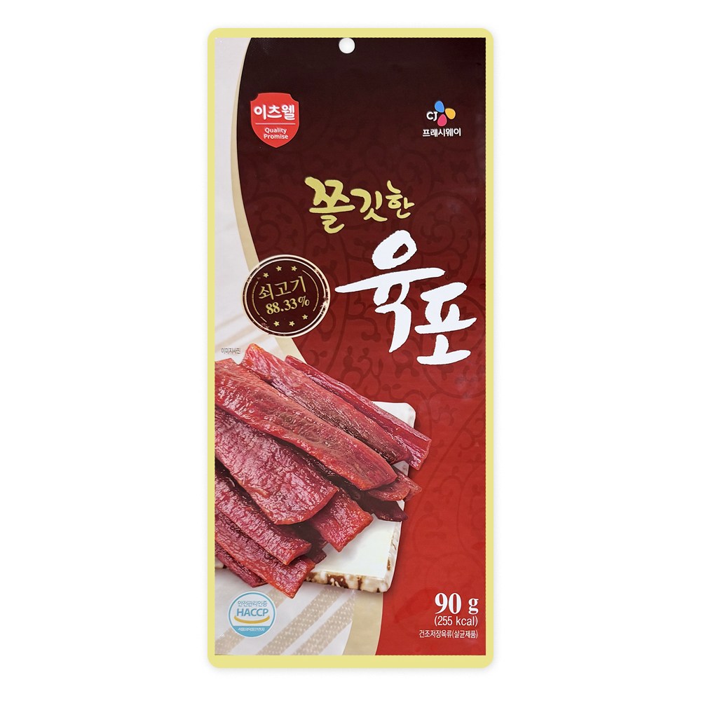 cj프레시웨이 더 쫄깃한 육포, 90g, 5개 30,980원