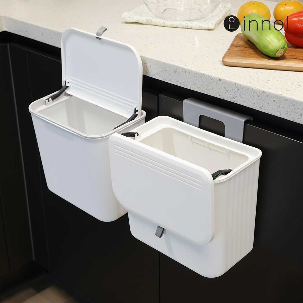 이놀 주방 싱크대 거치 걸이형 쓰레기 휴지통 홀더 음식물쓰레기통 일반쓰레기통 7L 7,920원