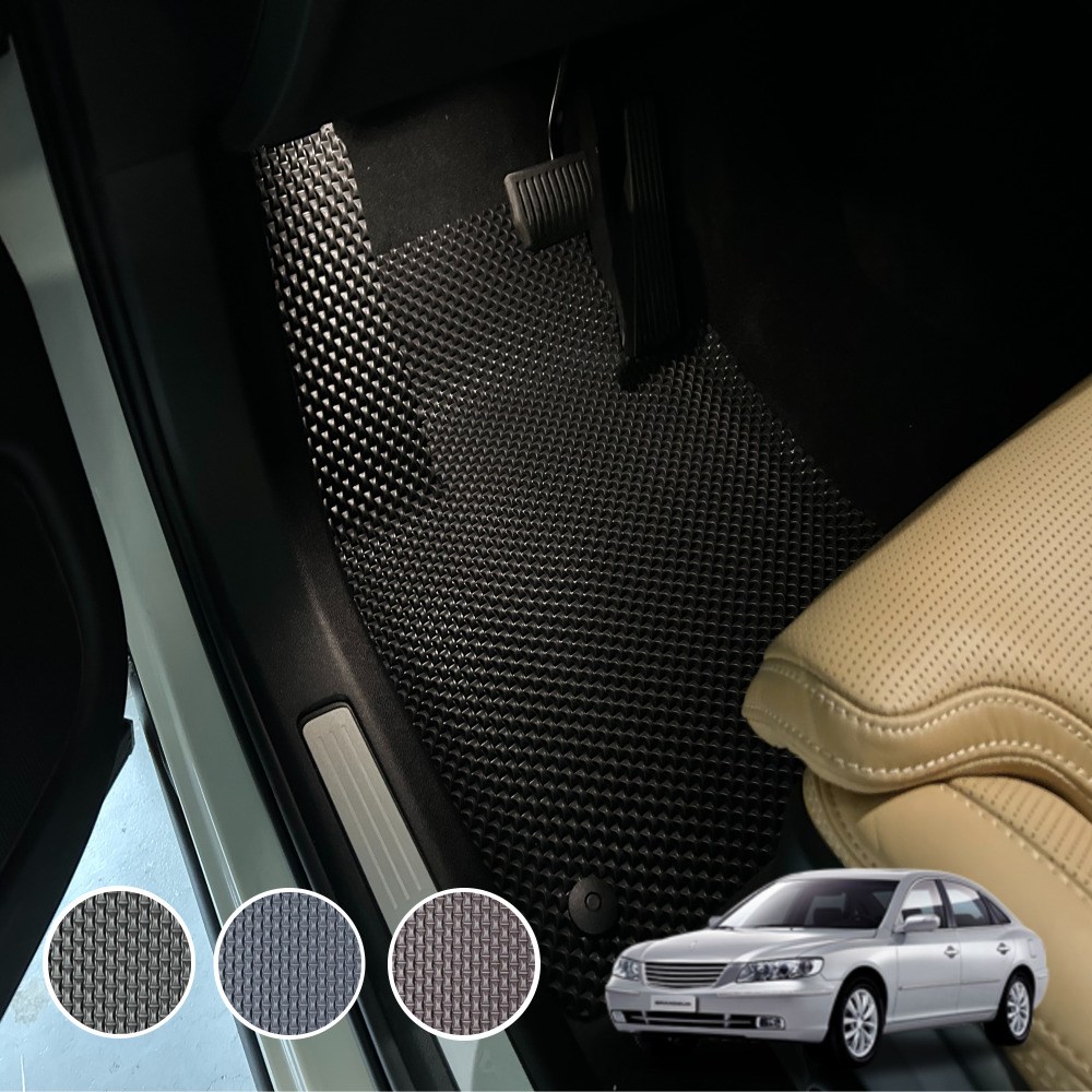 그랜저TG 체인 카매트 전차종 자동차 발매트 발판 블랙 1열 운전석+조수석 57,200원