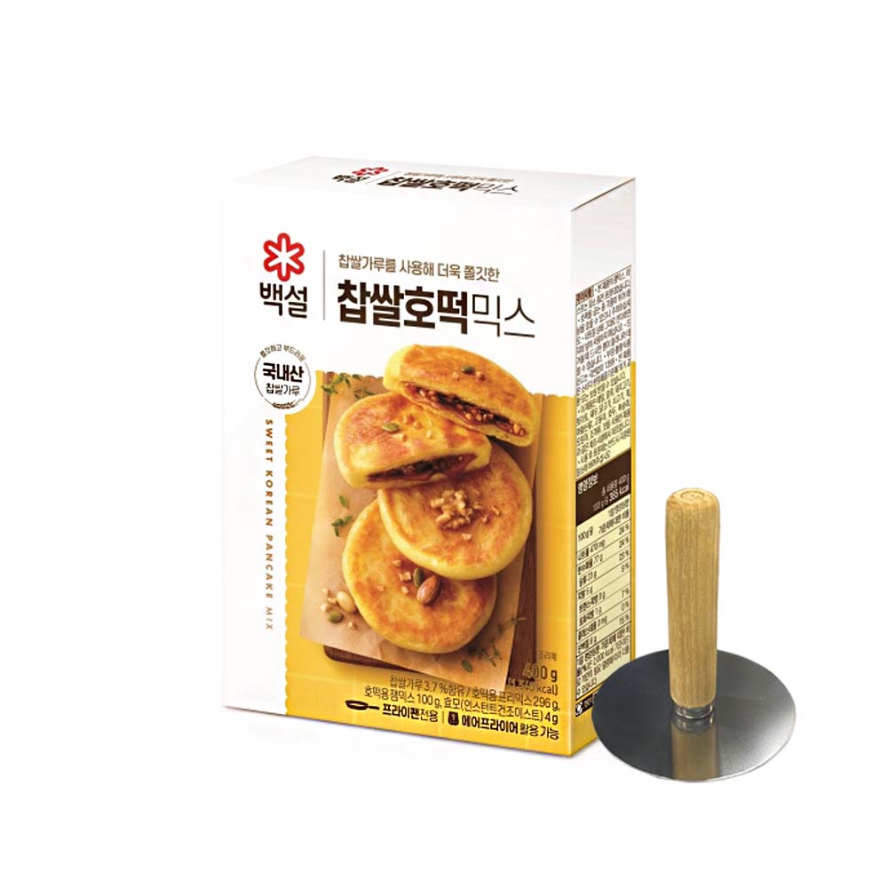 백설 찹쌀 호떡믹스 400g + 호떡누르개 1개 세트, 1개 9,940원
