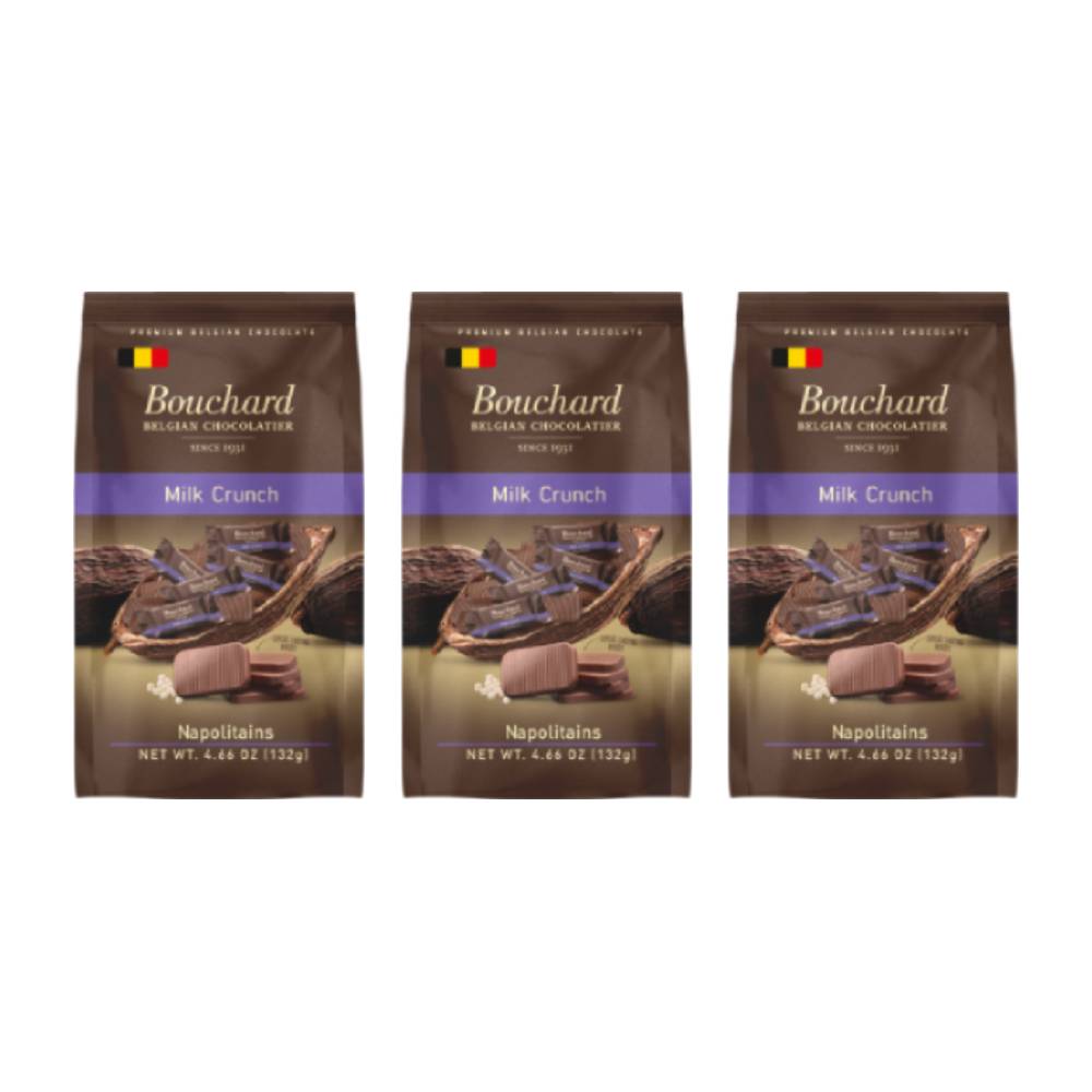 벨기에 부샤드 초콜릿 밀크 크런치 초콜릿 132g x 3개 (총 396g), 396g, 1개 11,900원