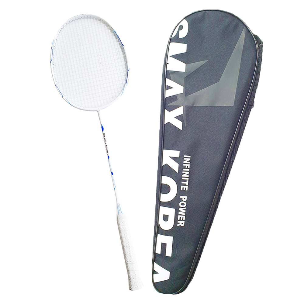 스맥스코리아 풀카본 초경량 배드민턴 라켓 68g, 테세우스 화이트, 1개 38,250원