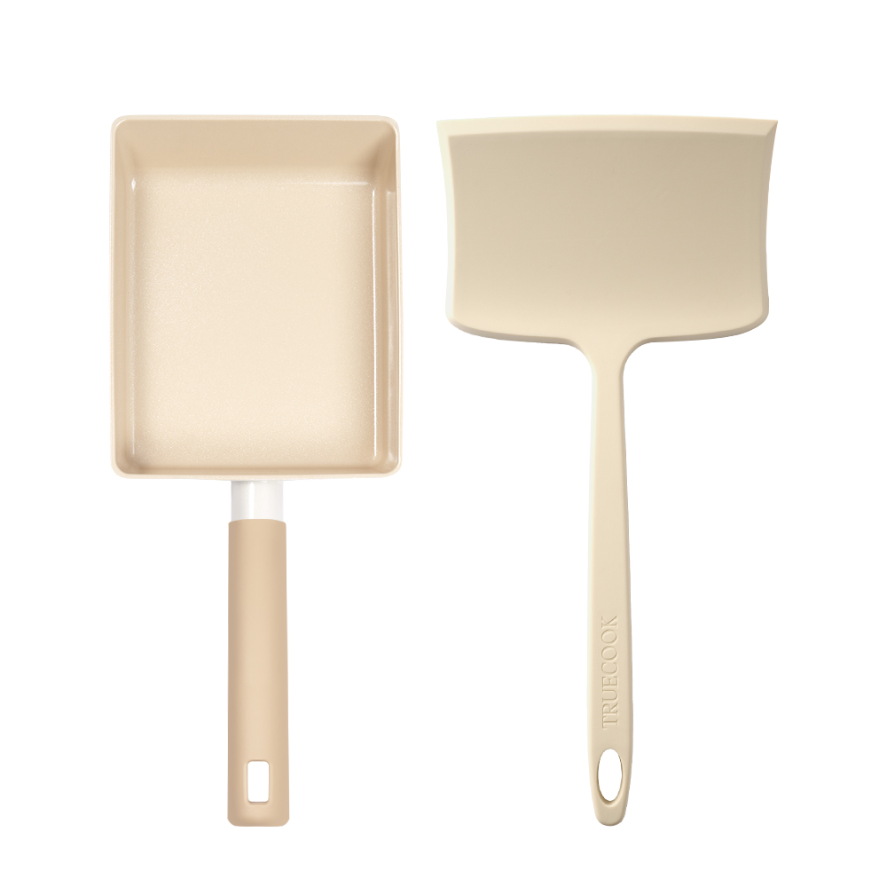 트루쿡 IH 세라믹 미니 계란말이팬 실리콘 뒤집개 세트 42,750원