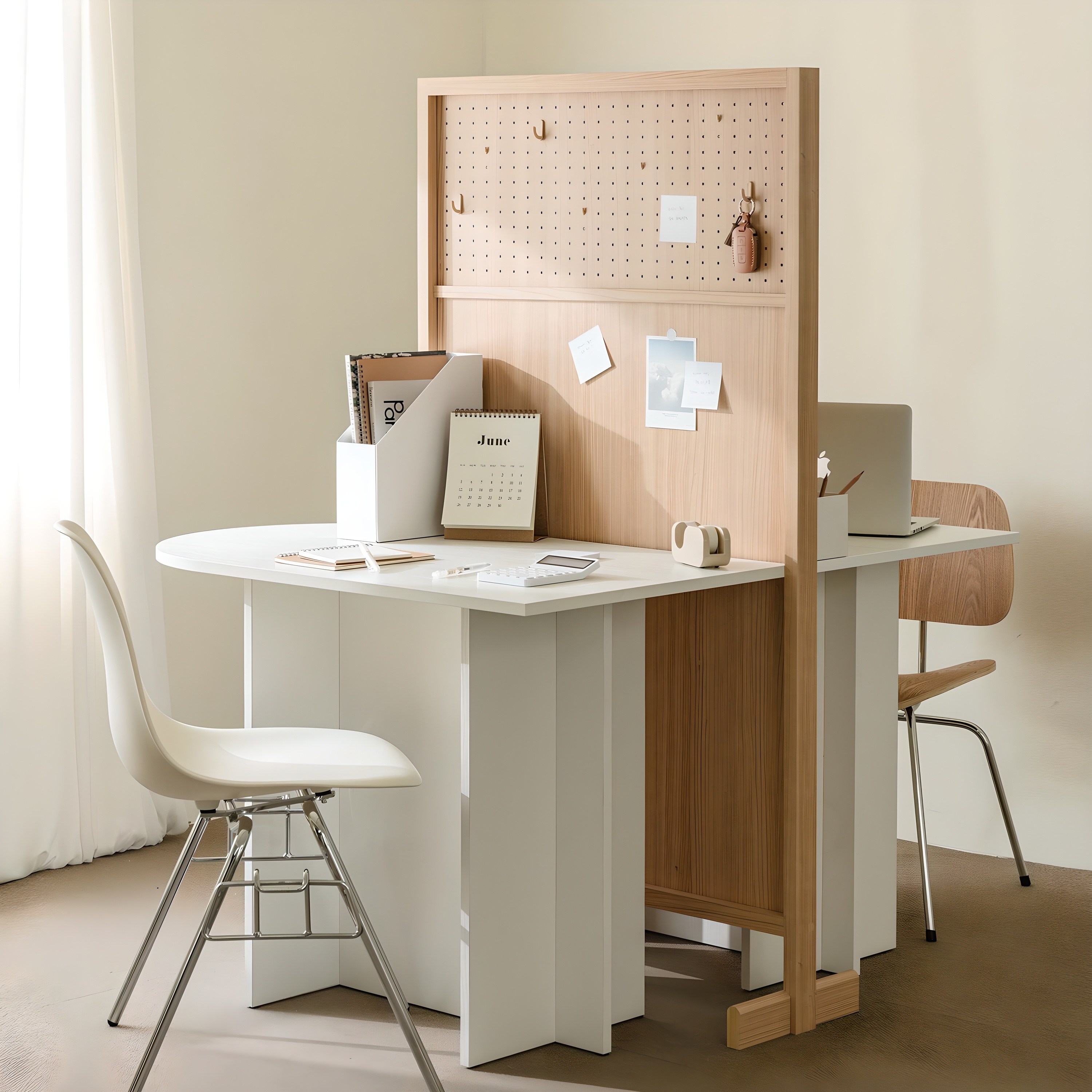 우드레이 펀칭 스탠드 타공 파티션 1500, 메이플 79,800원