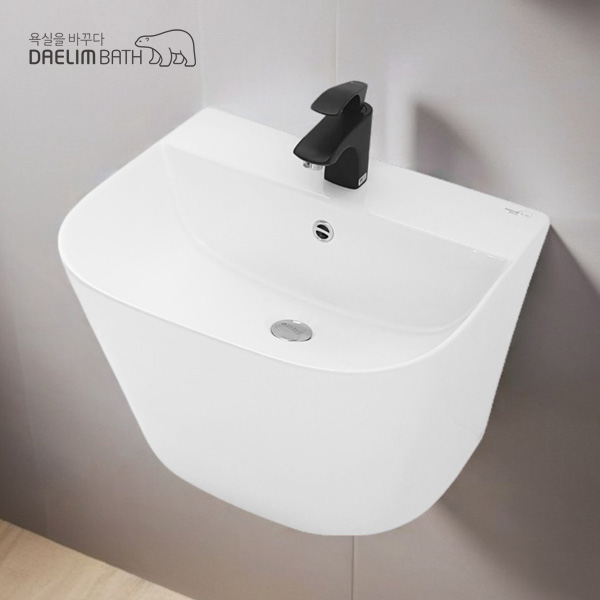 [고치고] 대림바스 CL-384 1홀 반다리 세면대 교체 시공 196,000원