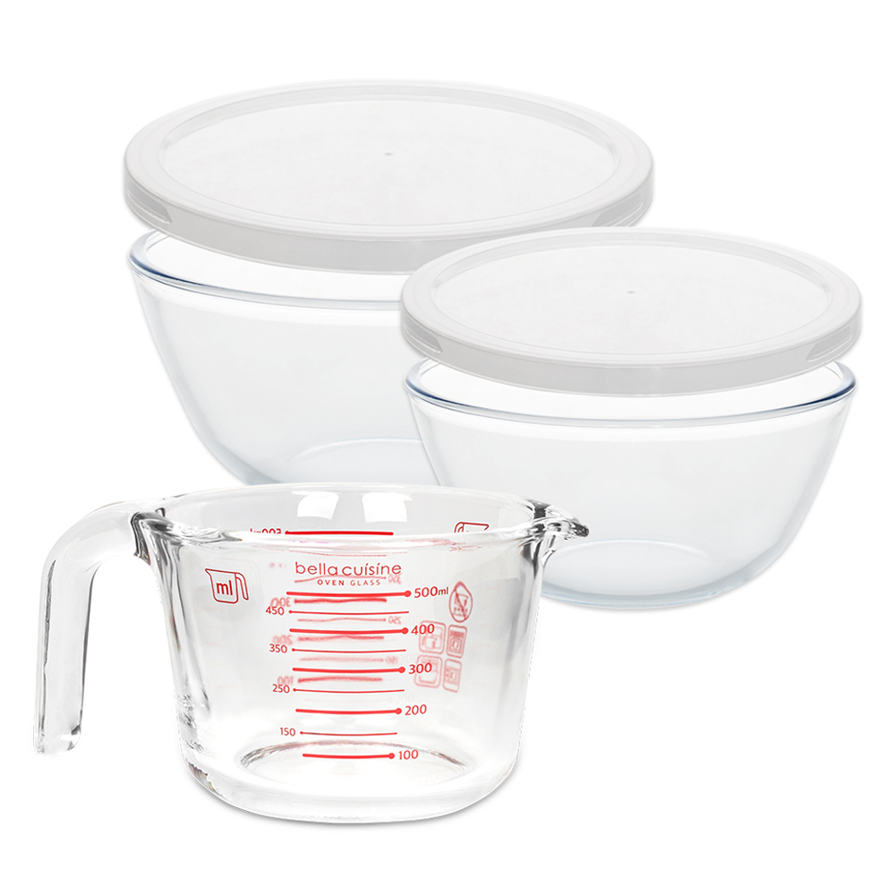 벨라쿠진 오븐글라스 내열유리 3종 세트 21,400원