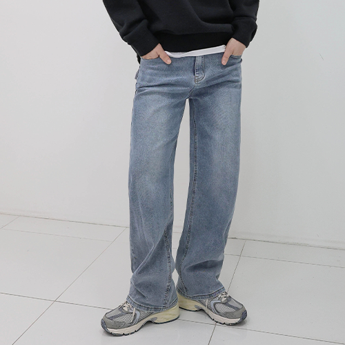 디스페로 남성용 숏/롱/기본 기장 뉴 데일리 세미와이드 데님팬츠 27,900원