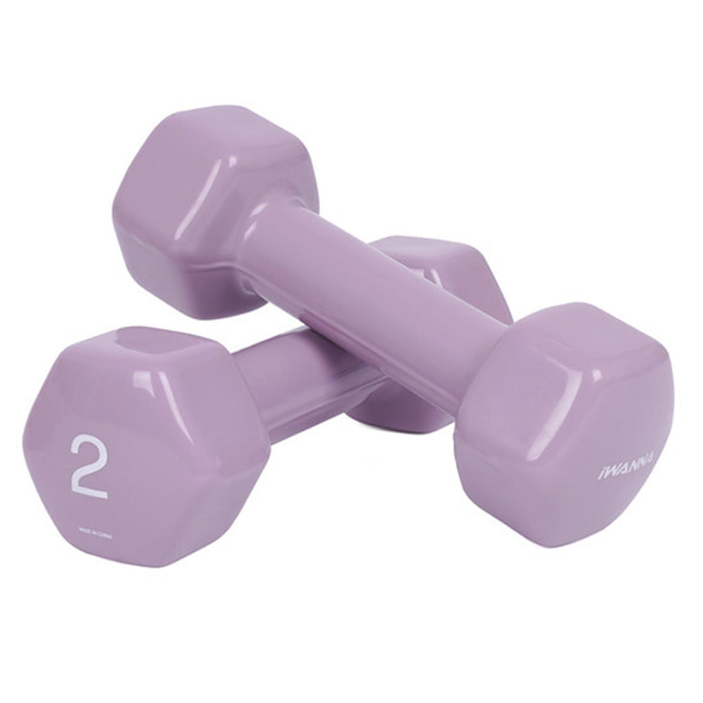 아이워너 뷰티 육각 덤벨 2kg (2개입 1세트) 아령 근력운동 헬스 홈트, 2개 13,900원