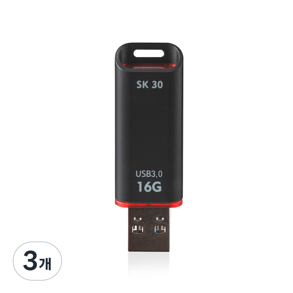 액센 SK30 USB 3.0, 16GB, 3개 39,000원