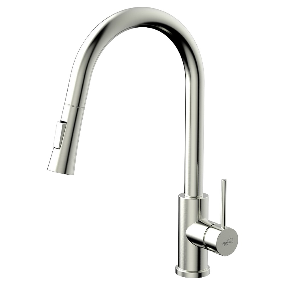 대림바스 무광 니켈 거위목 원홀 주방 수전 DL-YK4A19SN 74,000원