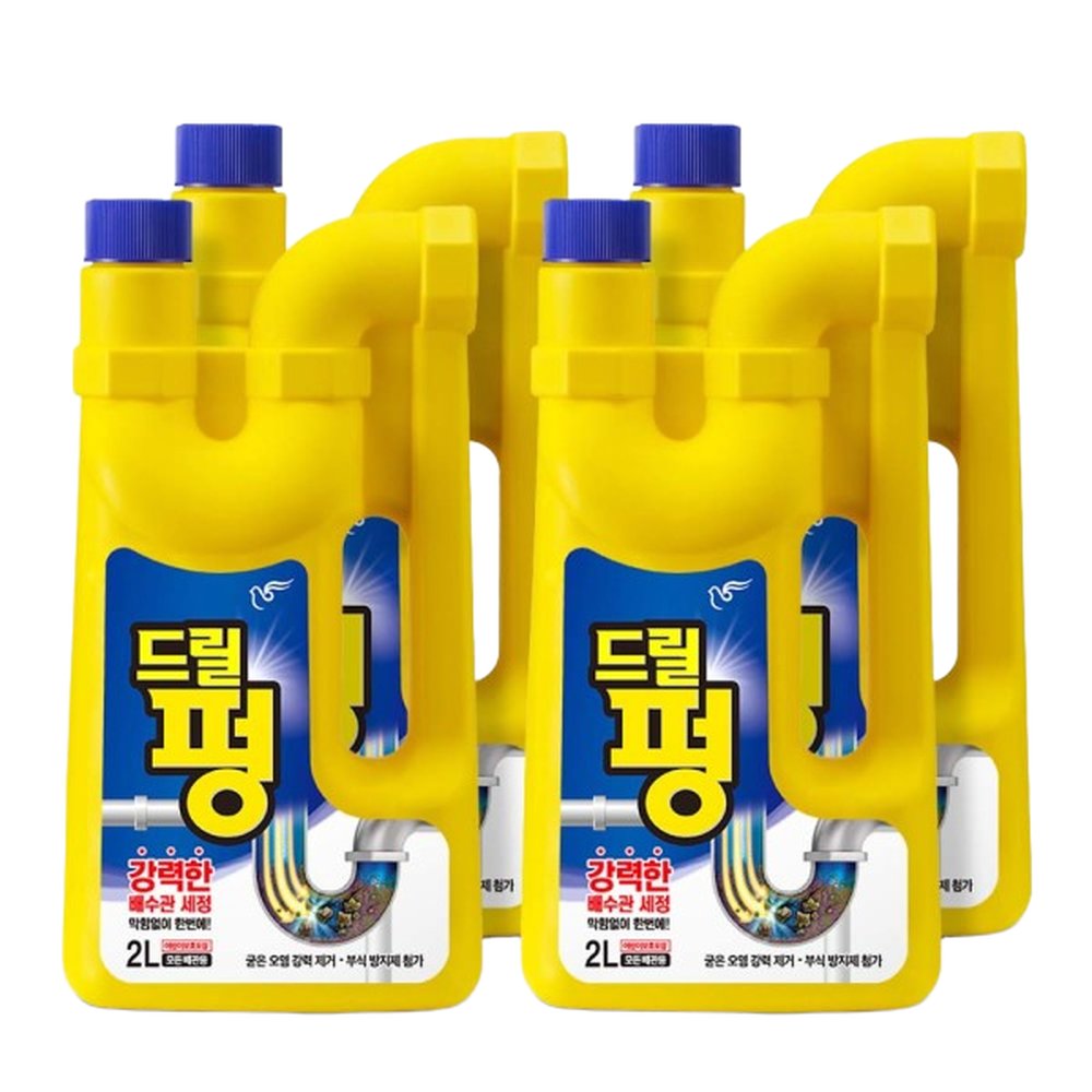 배수구세정제 드릴펑 2Lx4개 34,120원