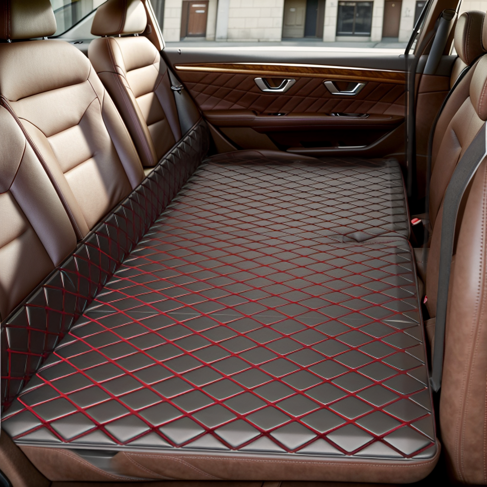 스노우캘리 차량용 뒷자석 확장 접이식 평탄화 차박매트 보드, 레드블랙 33,800원