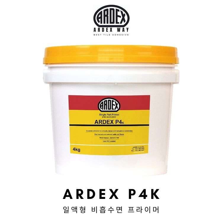 (무료컨설팅) 아덱스 P4K 일액형 비흡수면 프라이머 4kg, 1개 72,000원