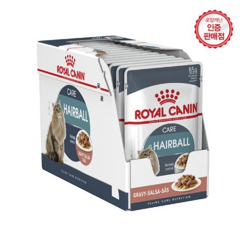 로얄캐닌 고양이사료 헤어볼 그레이비 습식 85g, 닭, 85g, 12개 19,980원