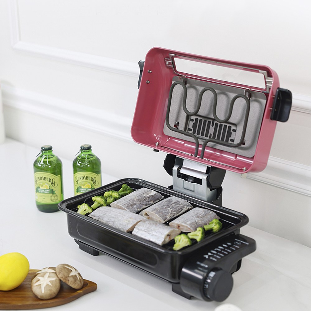 생선구이그릴 키친플라워 양면생선그릴 세라믹필터 생선구이기 87,900원