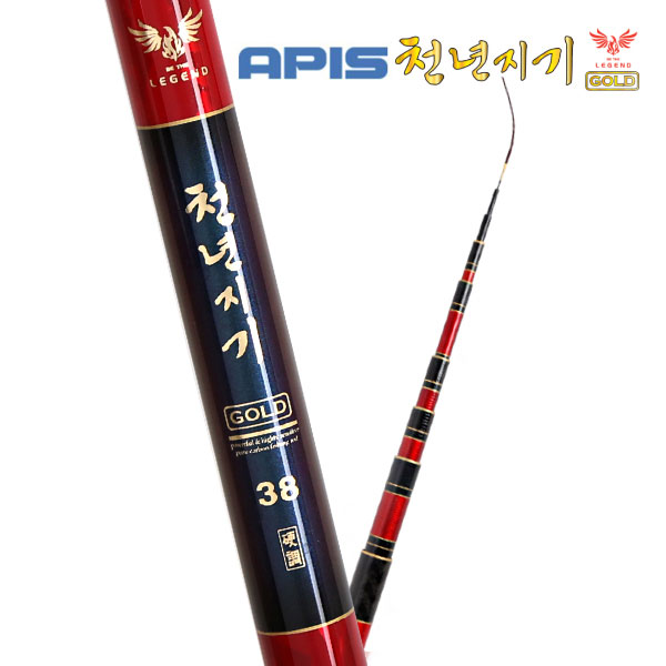 아피스 천년지기 골드 대물 낚시대 34칸 노지용 붕어 잉어 향어 민물 로드 민장대 179,000원