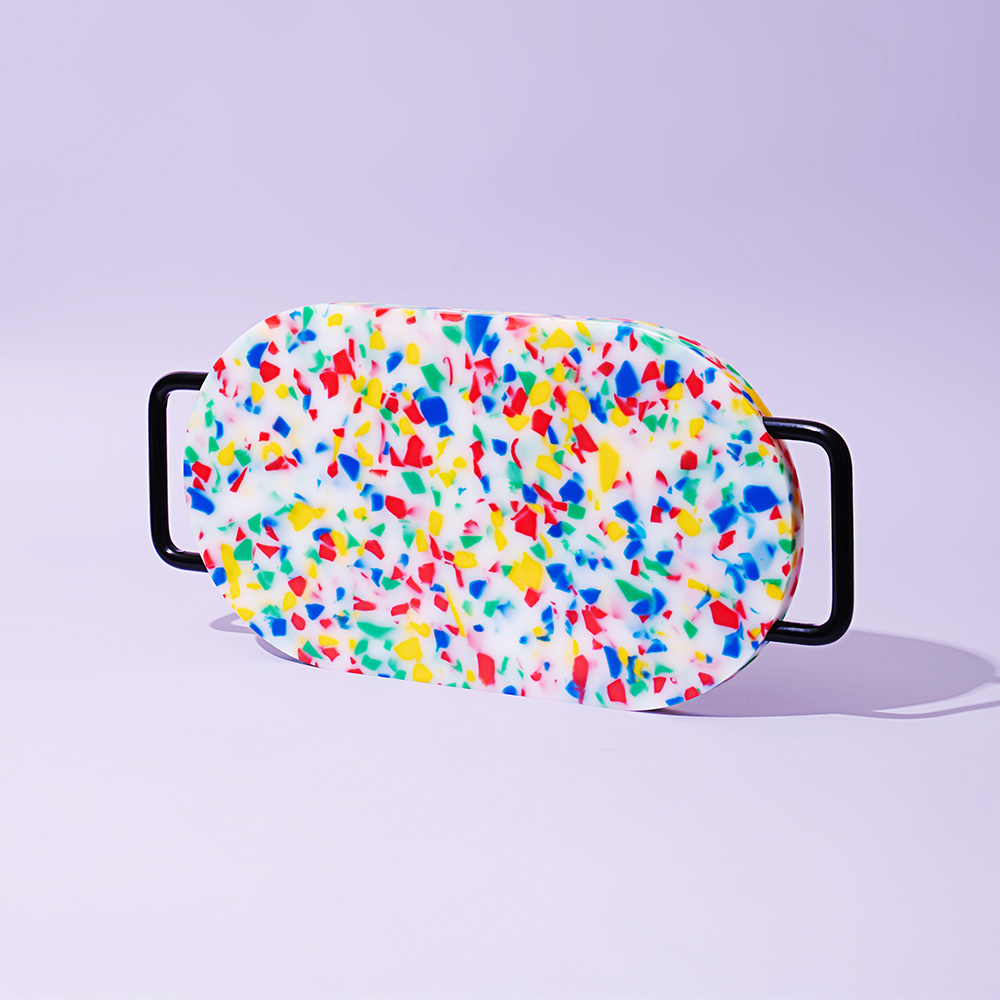 짐샌더슨 테라조 컬러 커팅보드 컬러도마 OVAL, 레인보우, 1개 94,000원