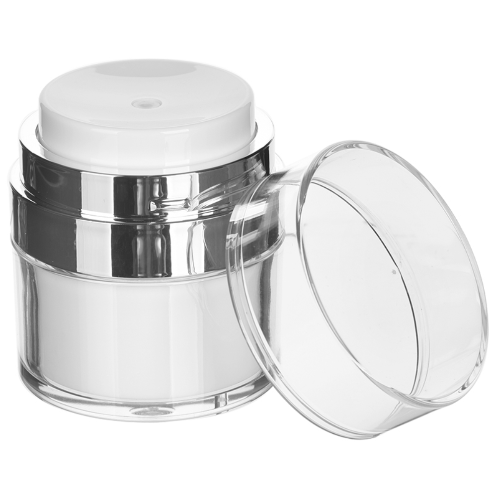 [10-25개묶음판매] 백색 아크릴 에어리스 진공 크림용기 15g 30g 50g 허브스프레이공병, 10개 42,170원