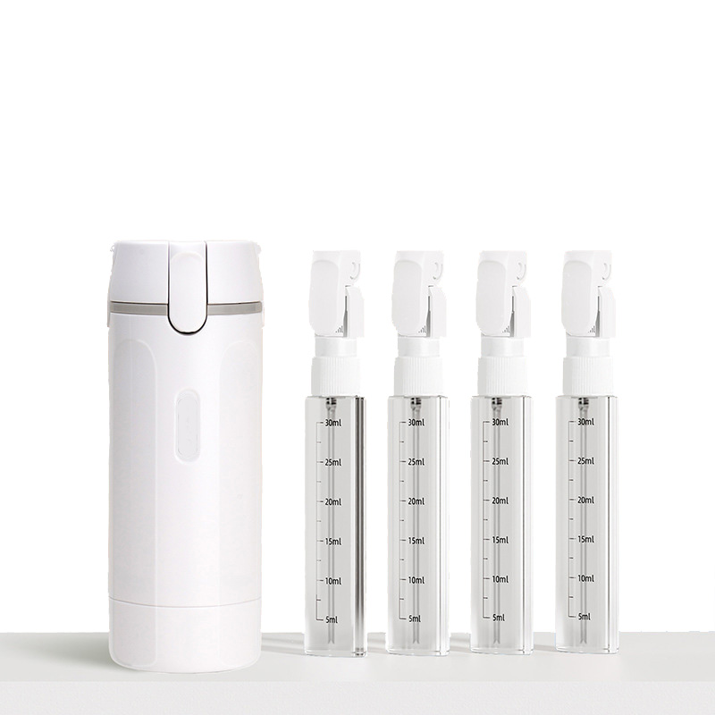 레브하우스 여행용 올인원 디스펜서 4 in 1 휴대용 공병 보틀, 1개, 화이트 17,390원