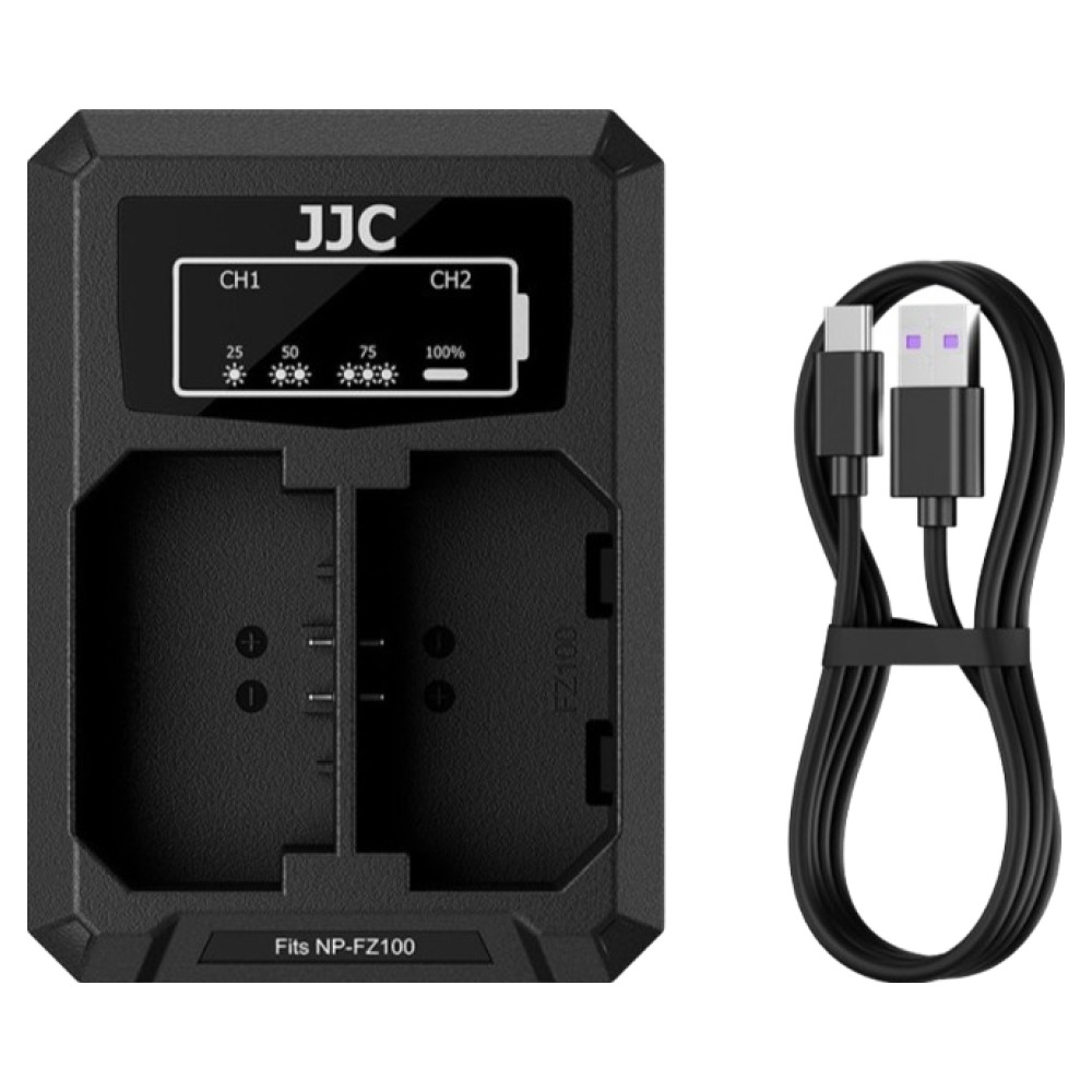 JJC 소니 A7M5 A7C2 NP FZ100 배터리 전용 멀티 충전기 15,910원
