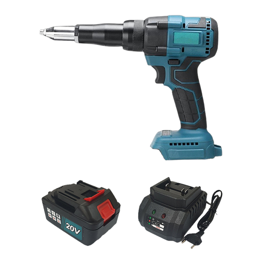 RVT 충전 리벳건+세기4.0(배터리+충전기) 세트 RD-RVT 리베트 알루미늄 무선 전동 마끼다 호환, 1개 180,000원