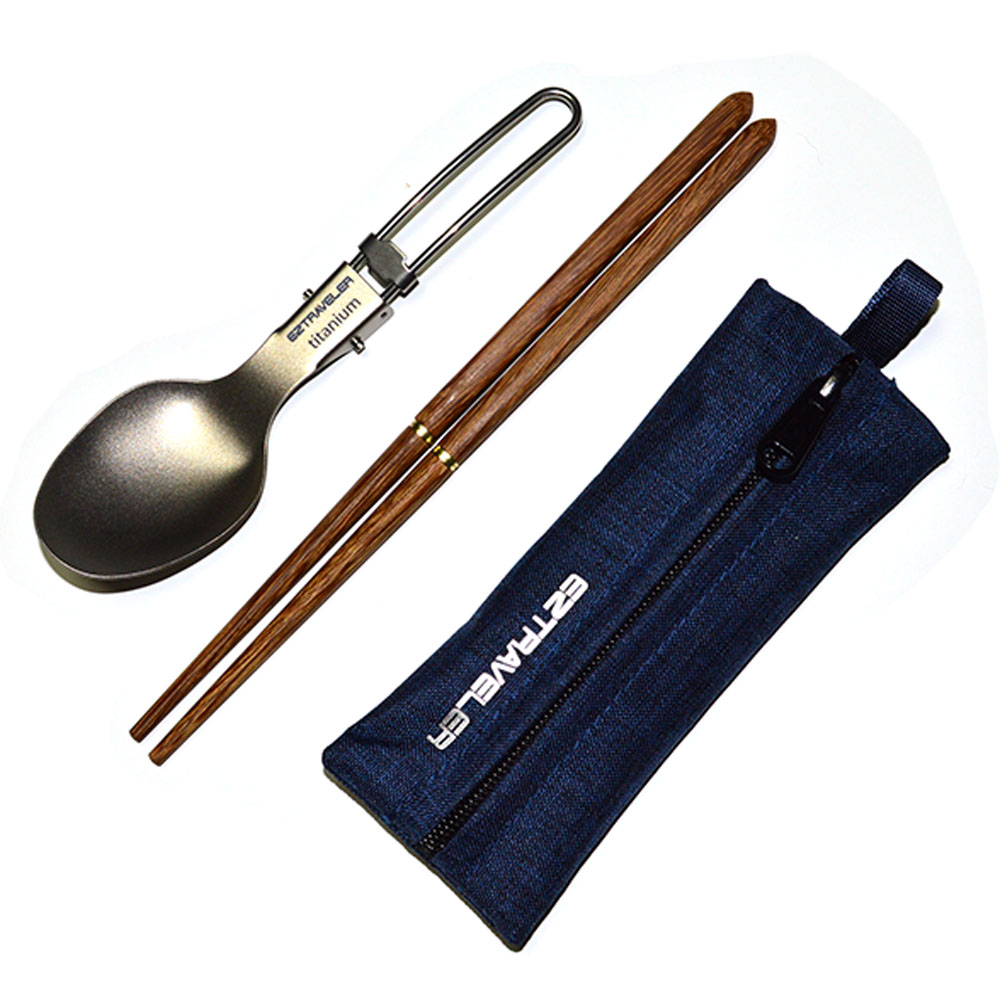 이지트래블러 티타늄접이식수저세트 백패킹 등산수저 21,000원