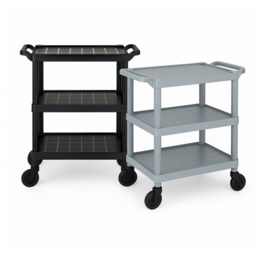 셰프앤쿡 국산 3단 서빙카트 무소음 식당 주방 업소용 운반카 웨건 53,000원