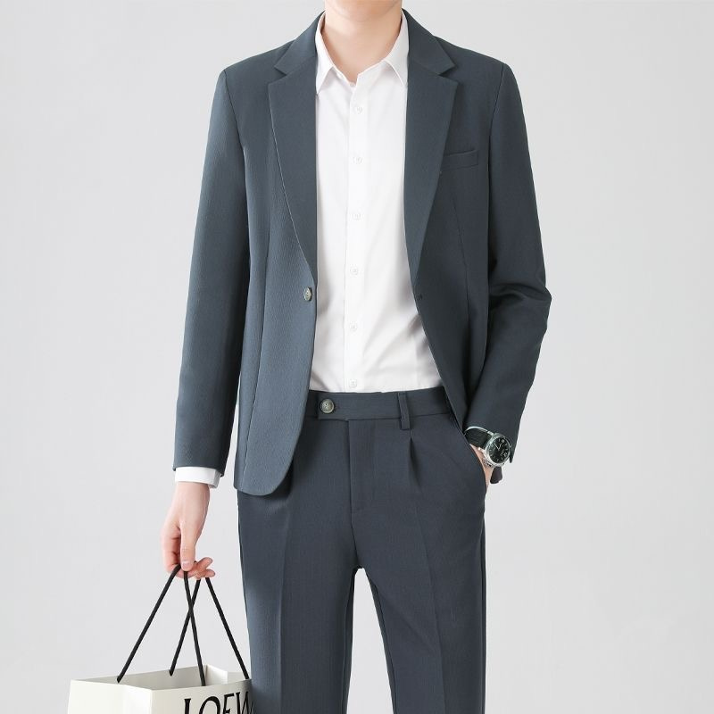 루스리더 남성 신상 출근룩 데일리 정장 상하세트 RZS9, 현재가 58,000원