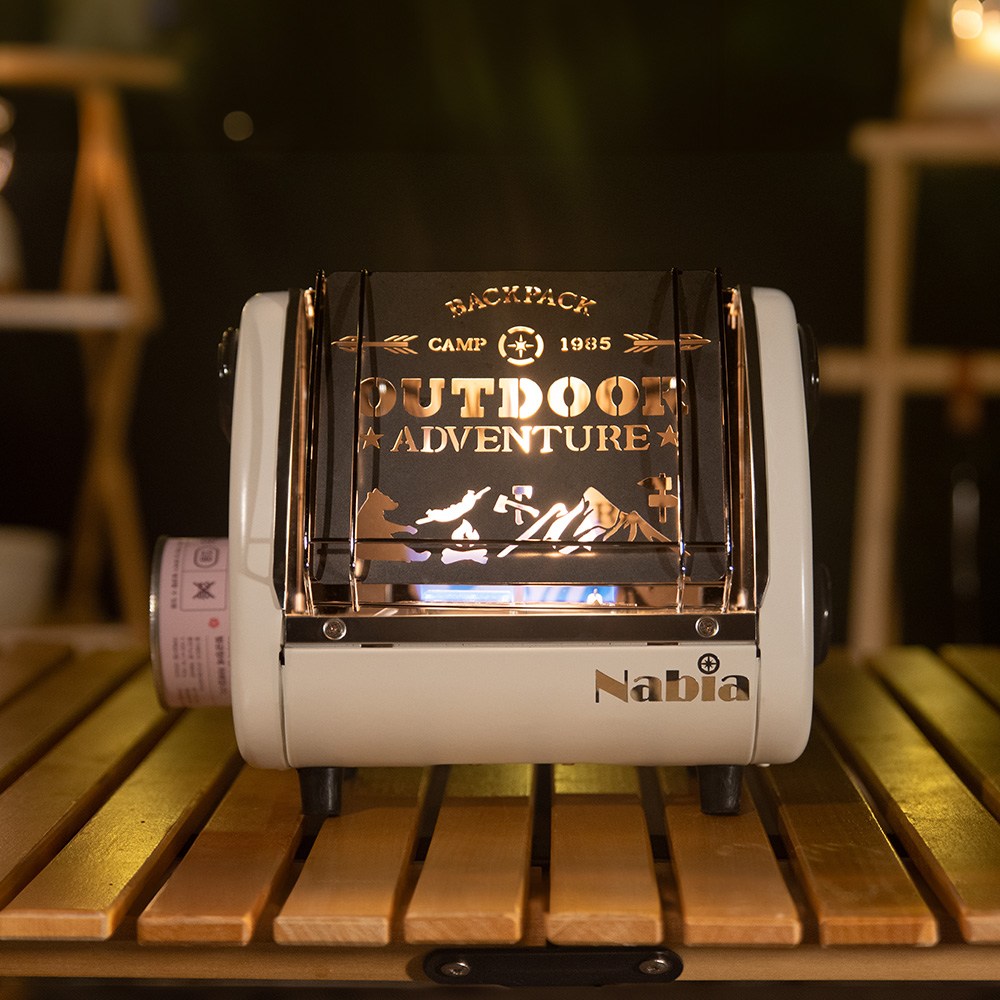 컴퍼스 플레임 감성 불멍 난로 캠핑용 부탄가스 히터 차박 전용 소형 난로 79,000원