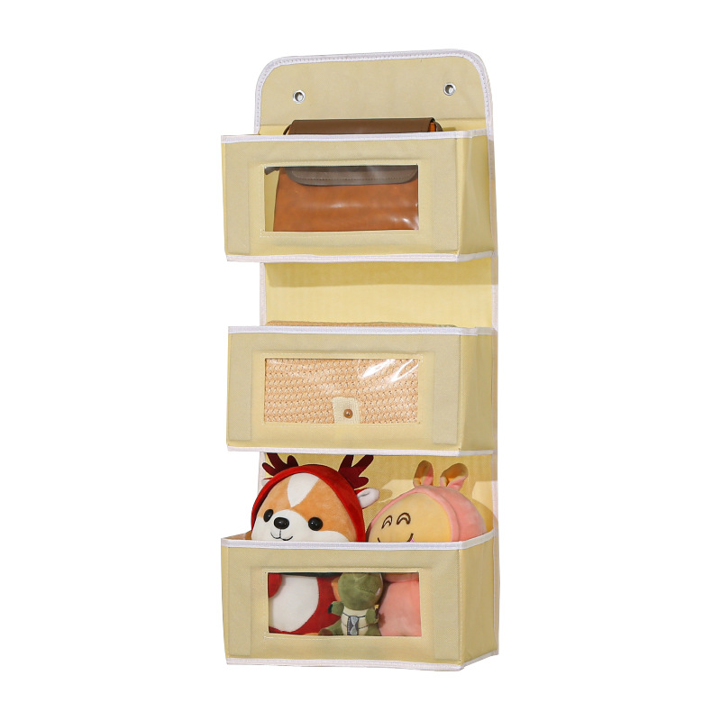 낼름상점 문걸이 수납함 3단, 1개, 베이지 11,900원