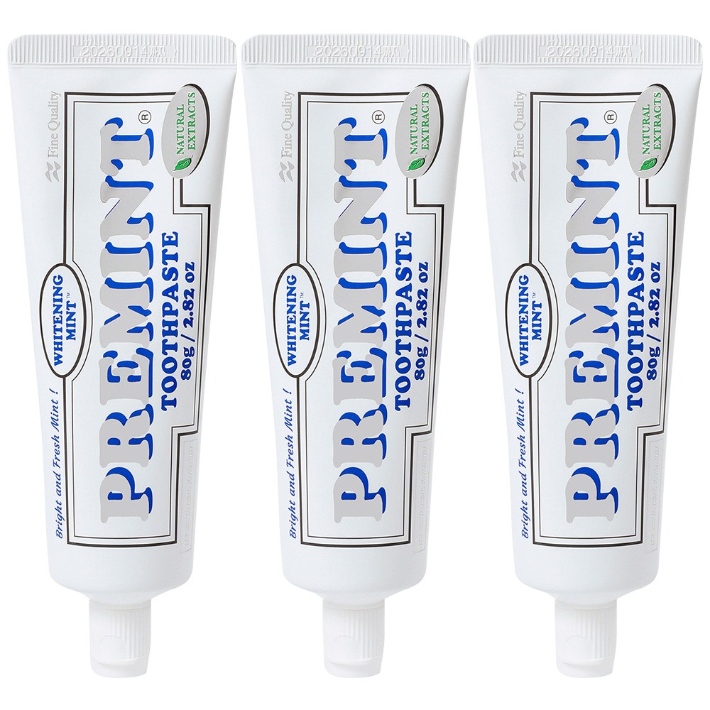 PREMINT 프레민트 화이트닝민트 레몬라벤더 치약, 80g, 3개 31,000원