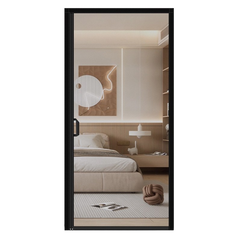 유미코 현관방충망 측면 오픈 현관모기장 금강망 자석 벨크로 모기 방충 커튼, 블랙 24,800원