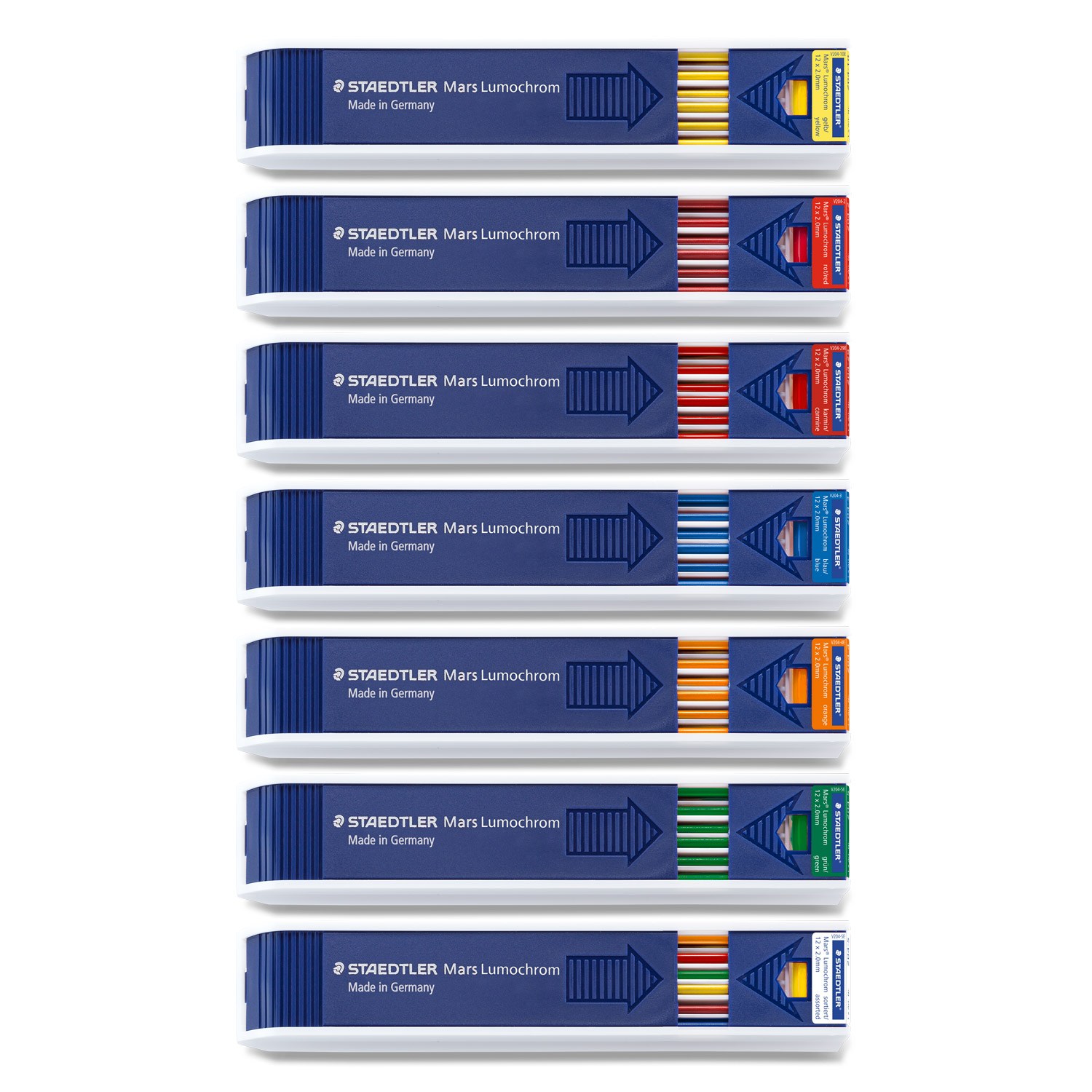 스테들러]Mars® Lumograph 204 컬러 홀더심 204, 2mm 7,600원