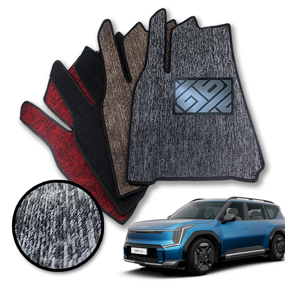 RV MOTORS 뉴코일 슬림 실리콘발판 카매트 EV9 1열2열 세트 129,000원