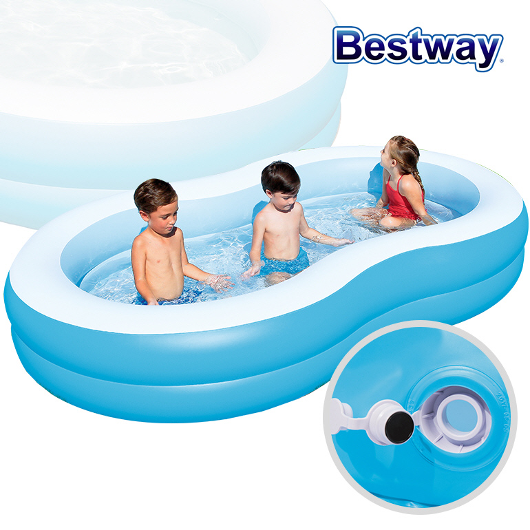 BW 54117 S형 블루호수 에어풀장 274cm/물놀이풀장, 1개, 단품 34,800원