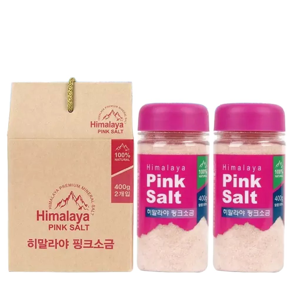 히말라야 핑크소금 선물세트 400g x 2개입 (고운소금) 20,310원
