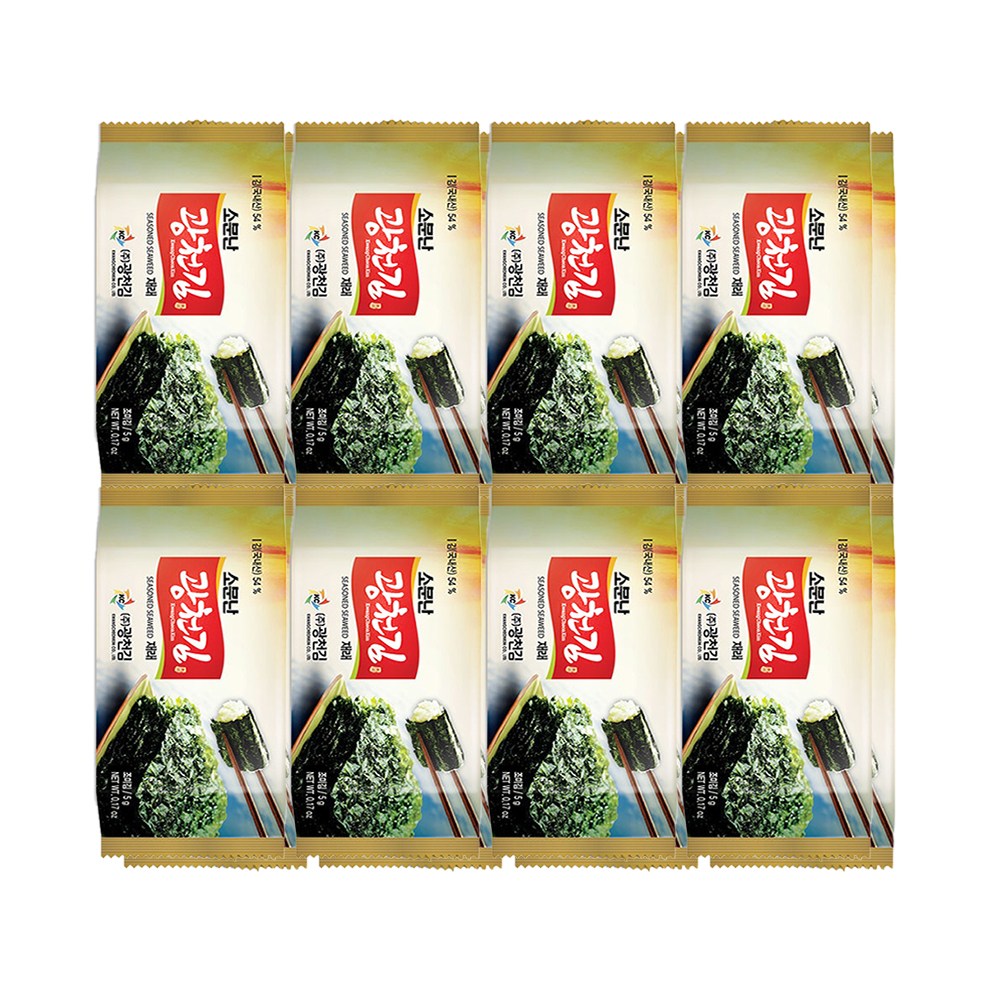 소문난 광천김 재래 도시락김 5g x 128봉(16단x8팩), 5g, 128개 39,500원