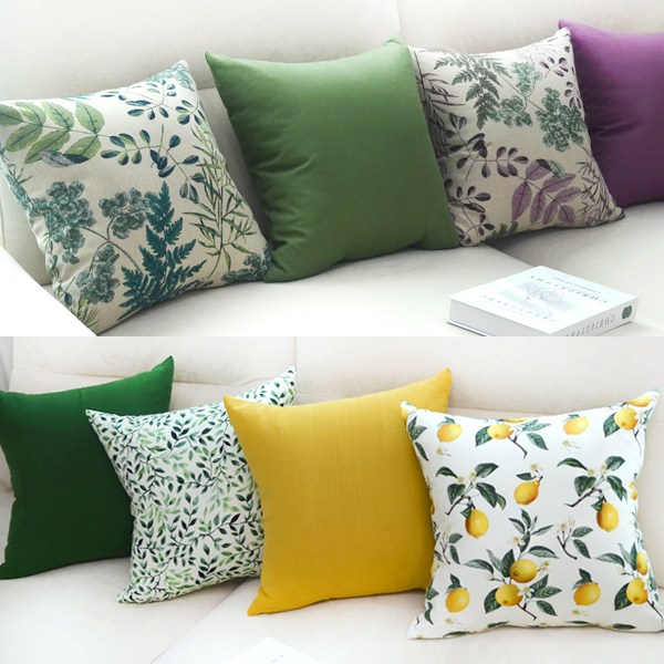 코튼데코 10종 플라워쿠션 모음전 쇼파쿠션 쿠션커버 북유럽 거실 인테리어 2,500원