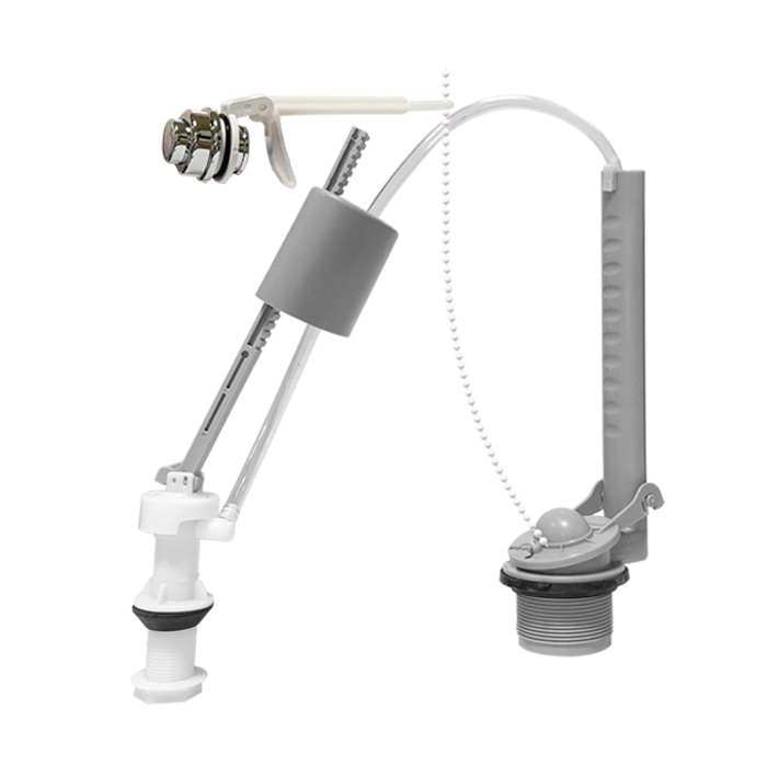 JSS&D 변기부속품 교체 양변기 부속 부품 고무마개 볼탭 핸들 시트부속, 무소음양부속측면 버튼식(와토스) 1개, 1개 10,900원