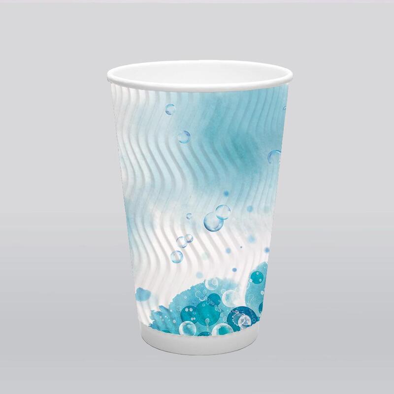 [박스] 3중 단열 종이컵 쿨시리즈 민트버블 16온스 1박스 (500개) 66,000원