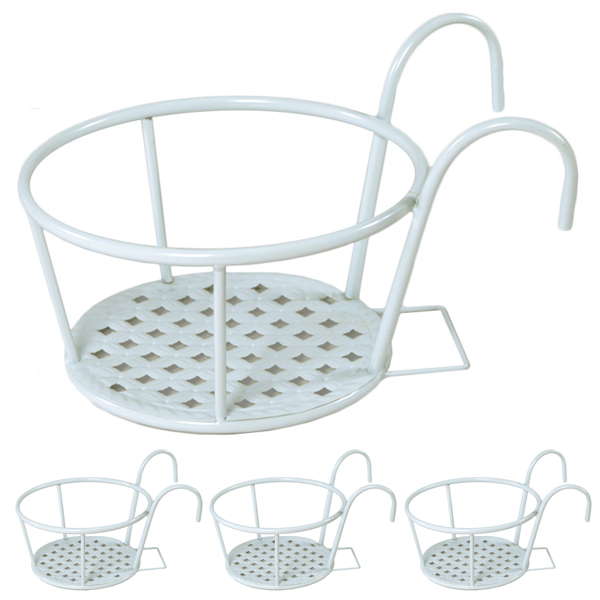 해피앤몰 철제 원형 창틀 화분걸이대 4개세트 16,480원