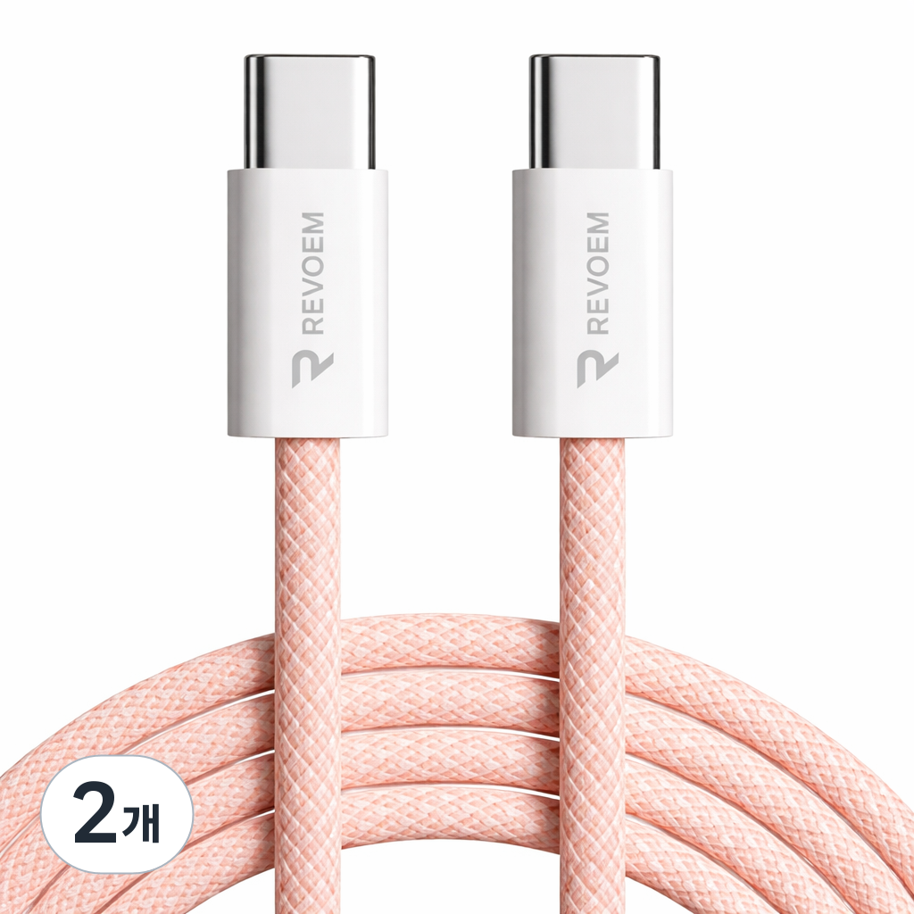 레보엠 C타입 PD 고속 충전 패브릭 데이터 케이블 3A 60W C to C 4,430원
