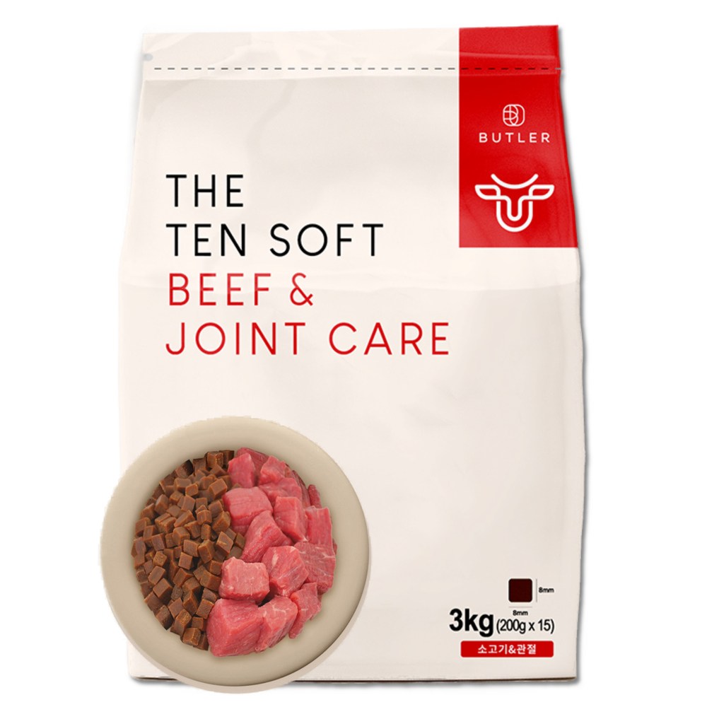 버틀러 더텐 소프트 강아지 반건조 반습식 사료, 3kg, 1개 53,000원